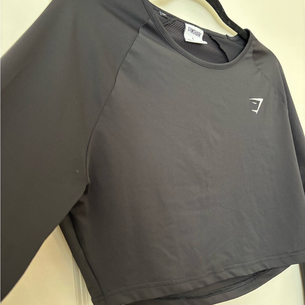 Gymshark Women's Black Crop Top